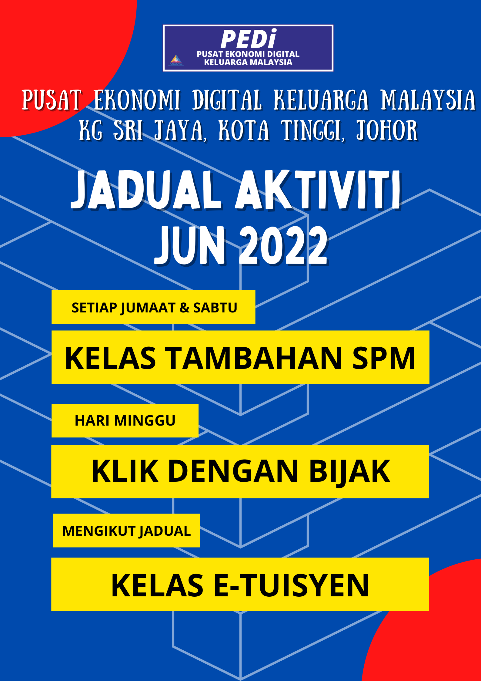 JADUAL AKTIVITI JUN 2022