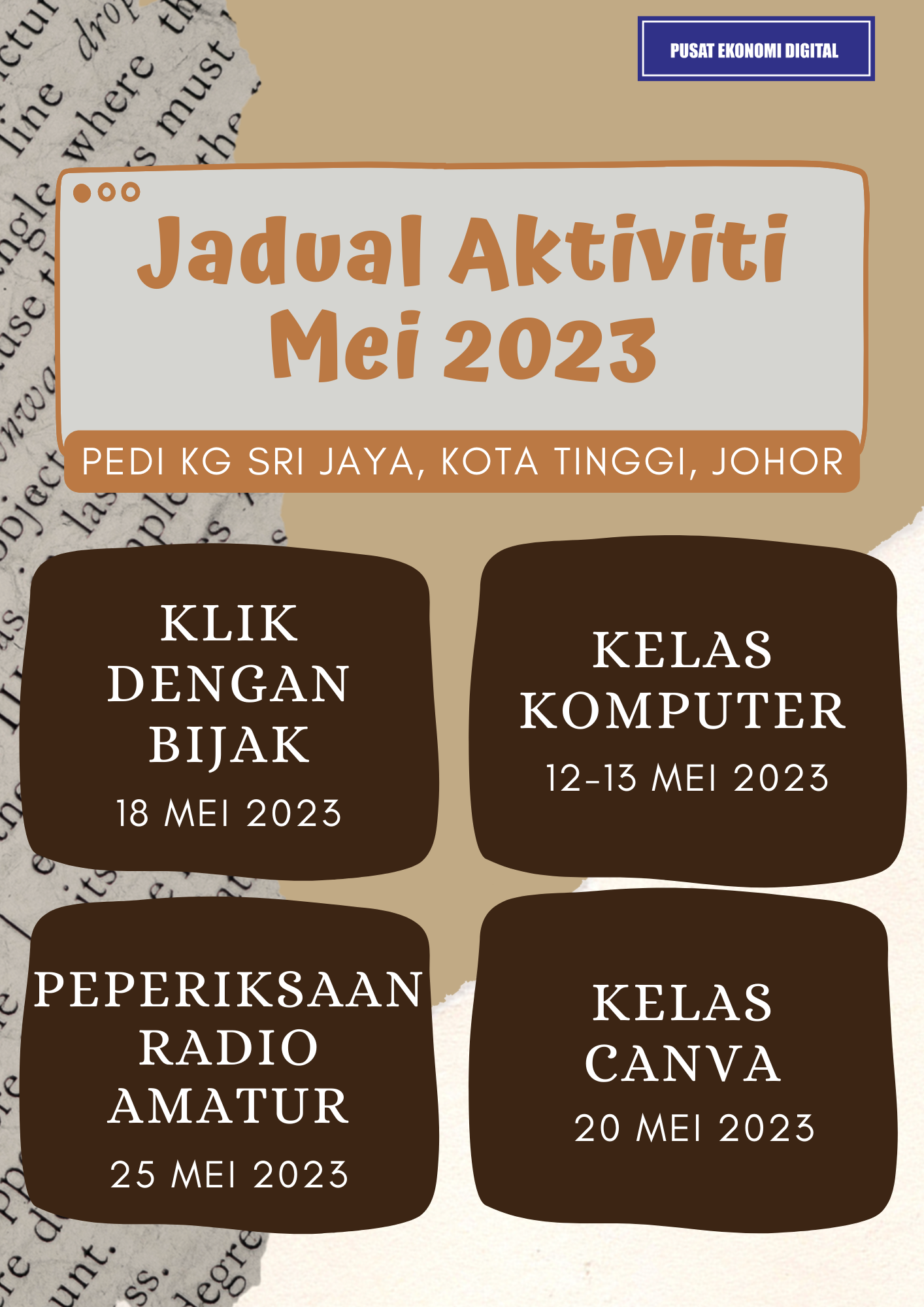 Jadual Aktiviti - Januari 2023 1